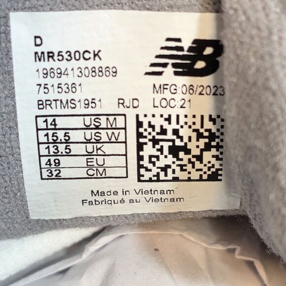 New Balance 530 Raincloud MR530CK Men Size main image 5